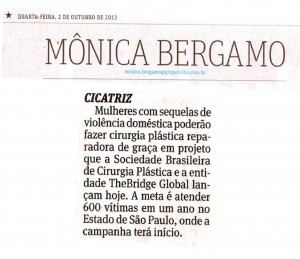Publicado no jornal Folha de S.Paulo em 02/10/2013